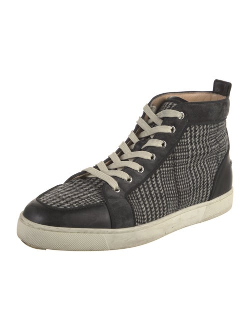 Christian Louboutin Tweed Printed Sneakers