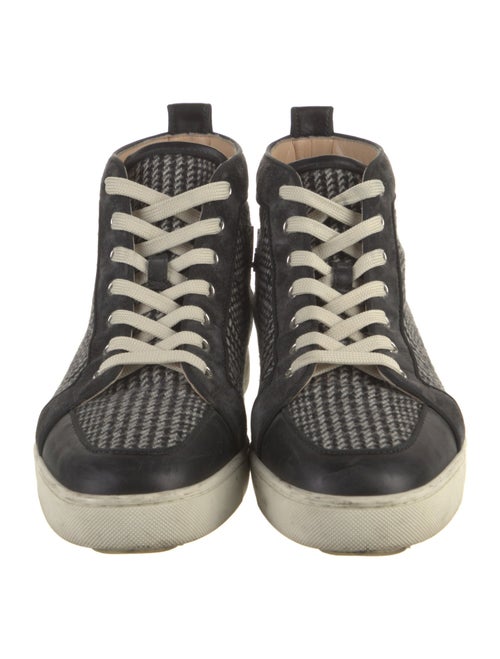 Christian Louboutin Tweed Printed Sneakers