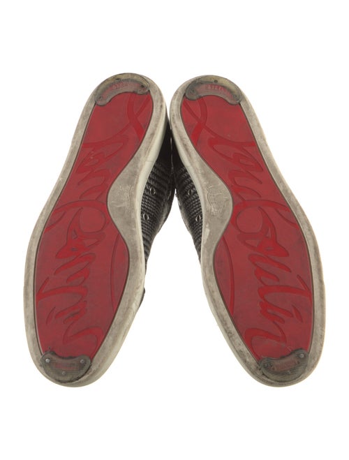 Christian Louboutin Tweed Printed Sneakers