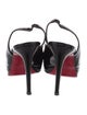 Christian Louboutin Patent Leather Slingback Pumps