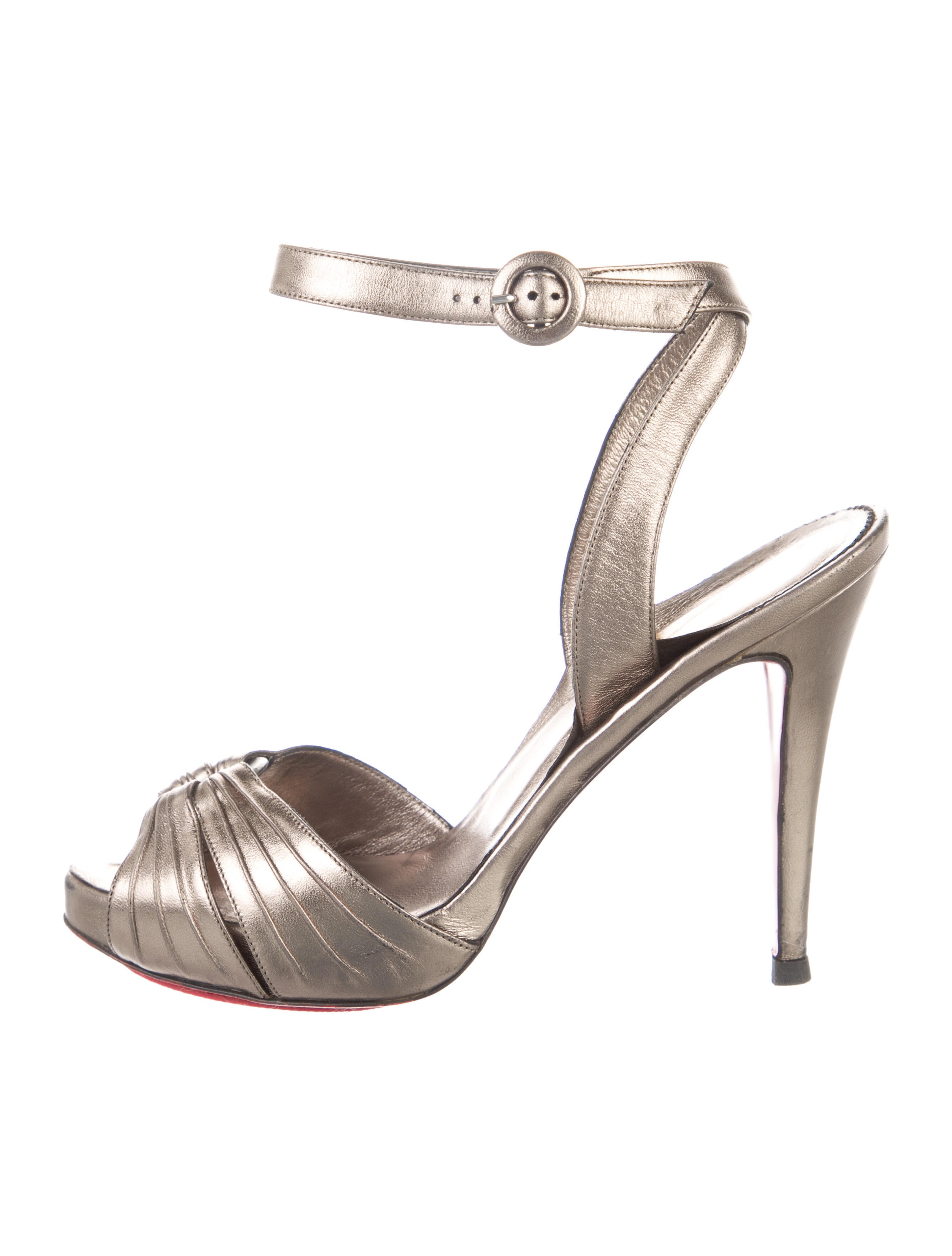 Christian Louboutin Leather Slingback Pumps
