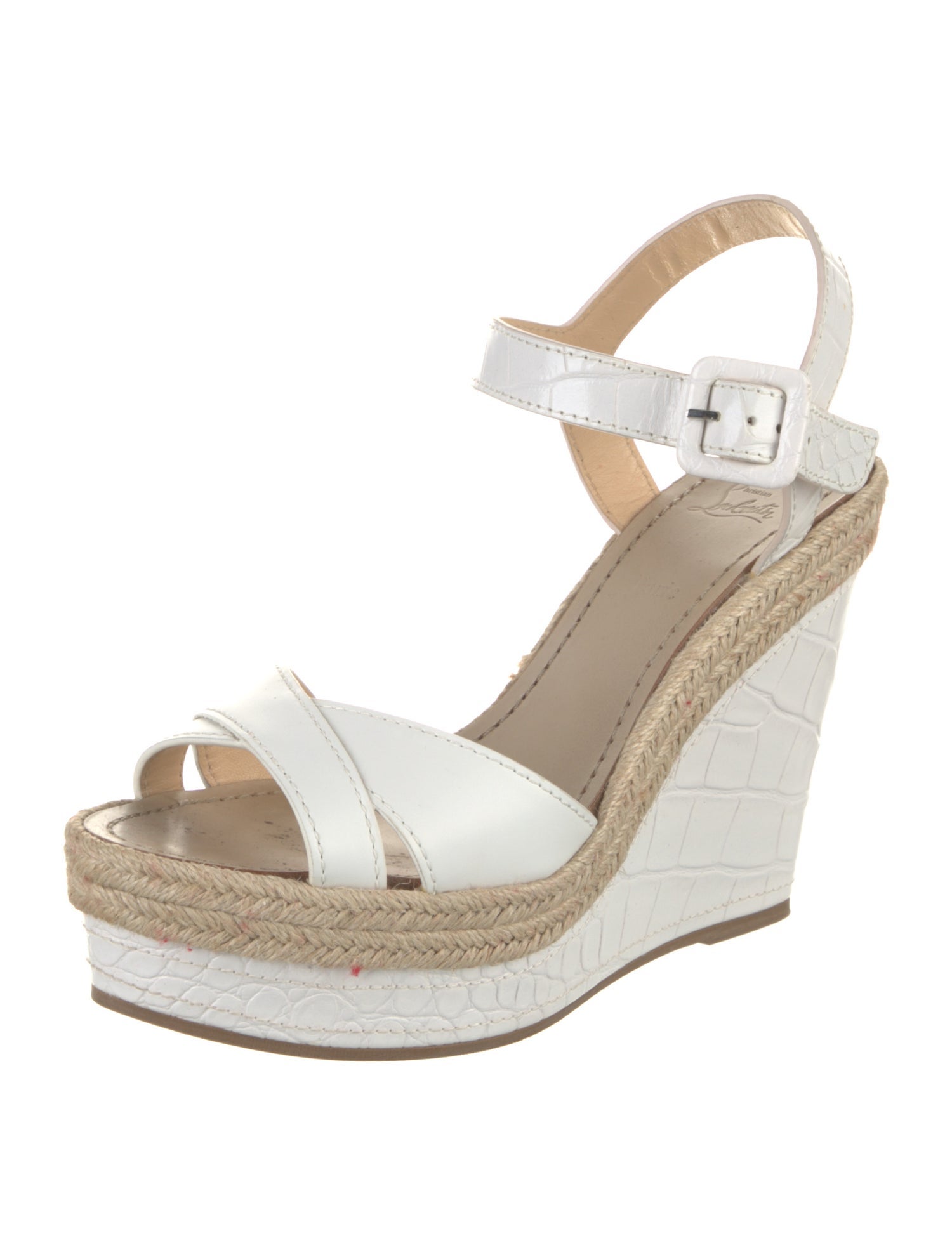 Christian Louboutin Leather Espadrilles