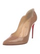Christian Louboutin Patent Leather Scalloped Accent Pumps