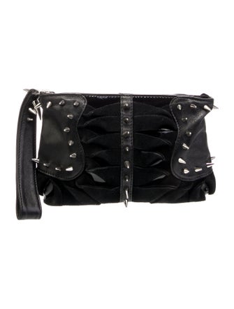 Christian Louboutin Suede Clutch