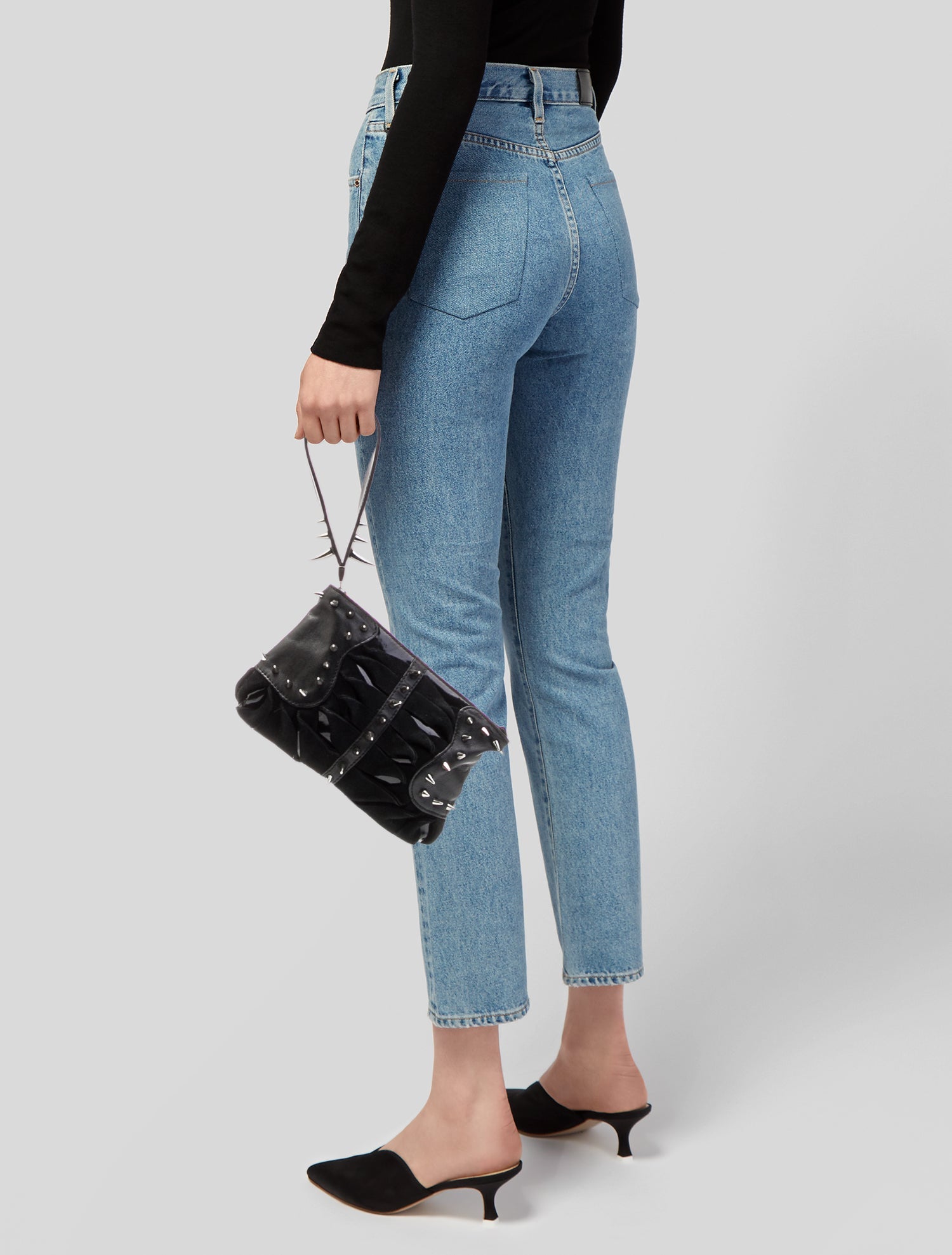 Christian Louboutin Suede Clutch