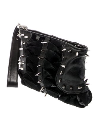 Christian Louboutin Suede Clutch