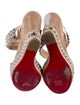 Christian Louboutin Spike Accents Glitter Accents Espadrilles