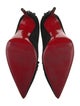 Christian Louboutin Suede Crystal Embellishments Pumps
