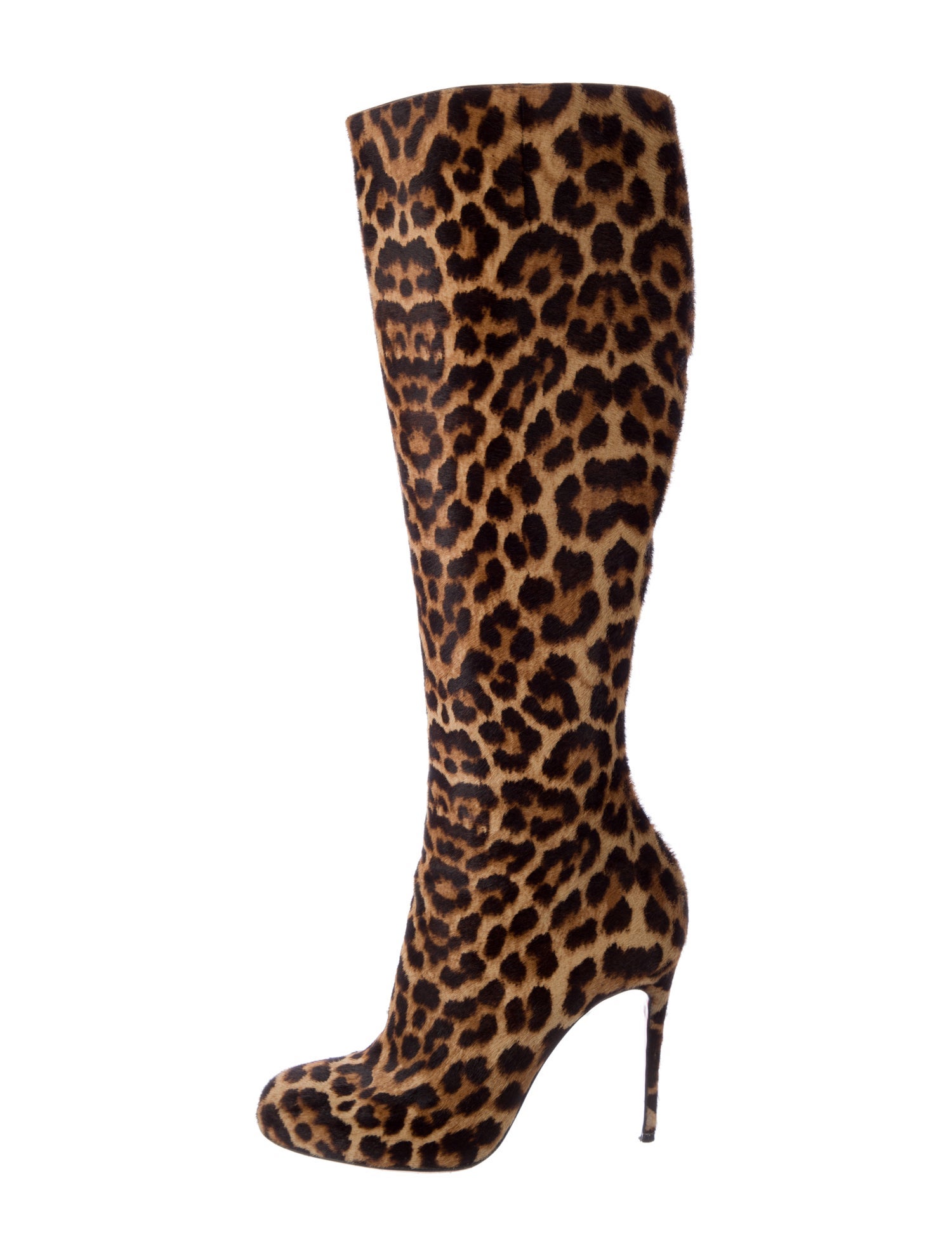 Christian Louboutin Ponyhair Animal Print Boots