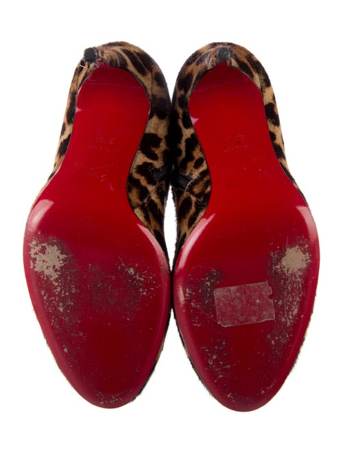 Christian Louboutin Ponyhair Animal Print Boots