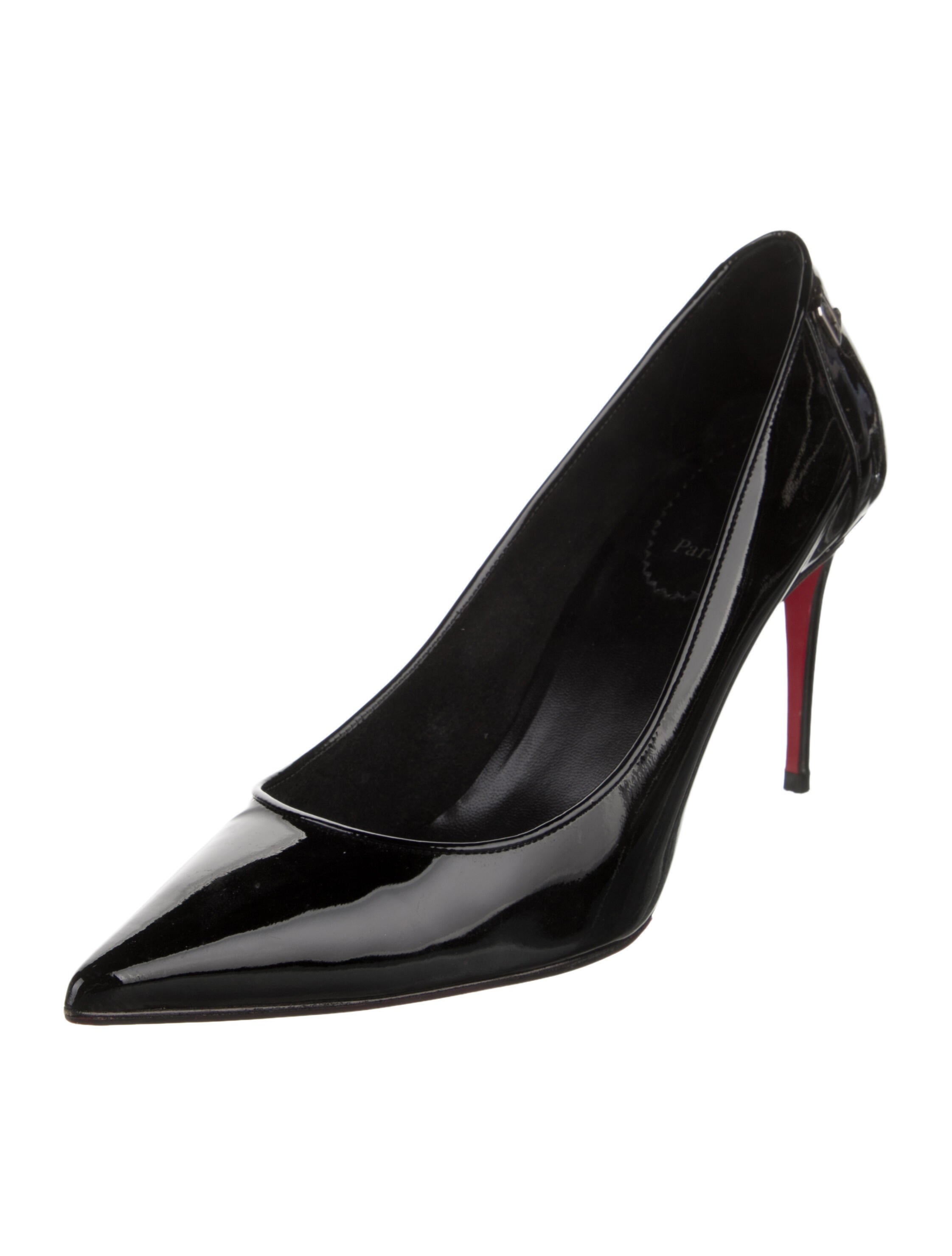 Christian Louboutin Sporty Kate 85 Patent Leather Pumps
