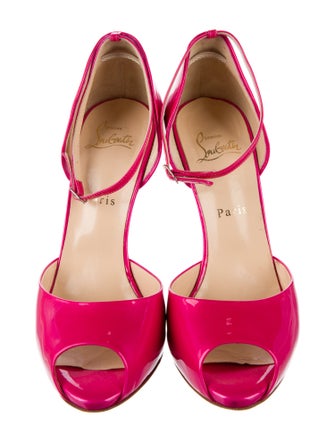 Christian Louboutin Patent Leather D'Orsay Pumps