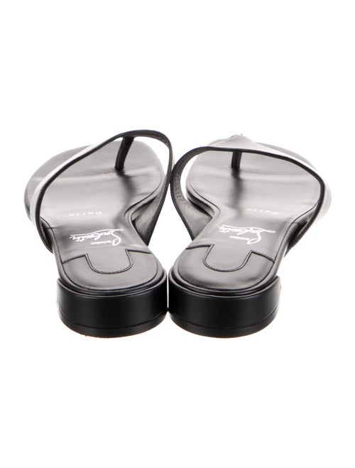 Christian Louboutin Leather Slides