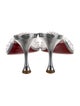 Christian Louboutin PVC Crystal Embellishments Slides