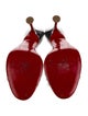 Christian Louboutin PVC Crystal Embellishments Slides