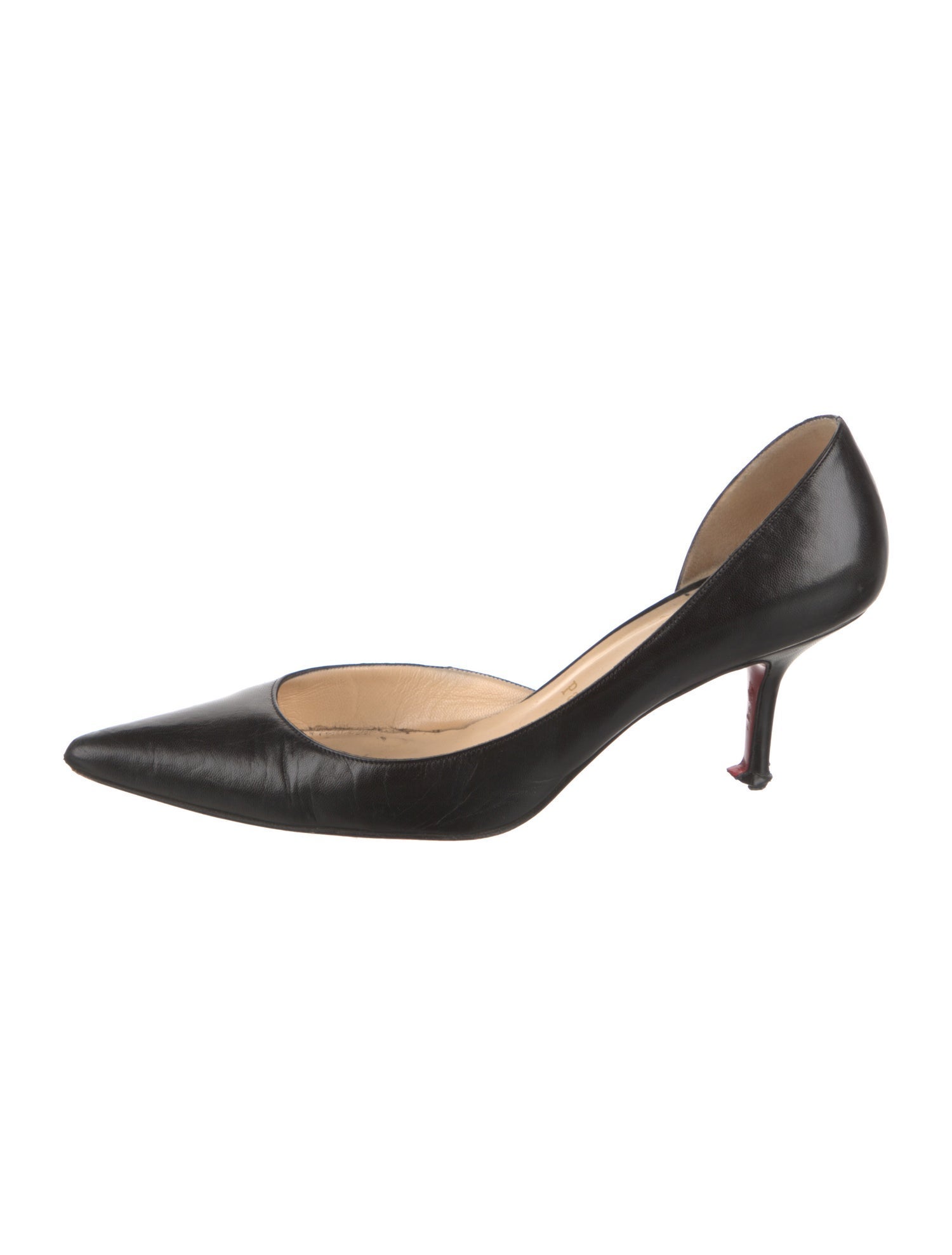 Christian Louboutin Leather D'Orsay Pumps