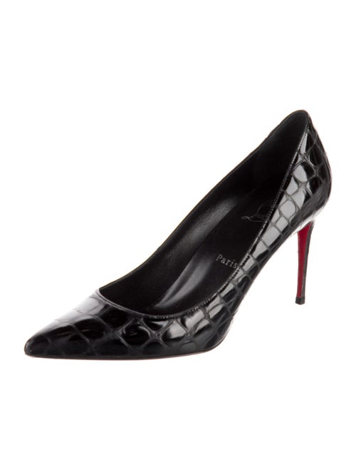 Christian Louboutin Embossed Leather Pumps