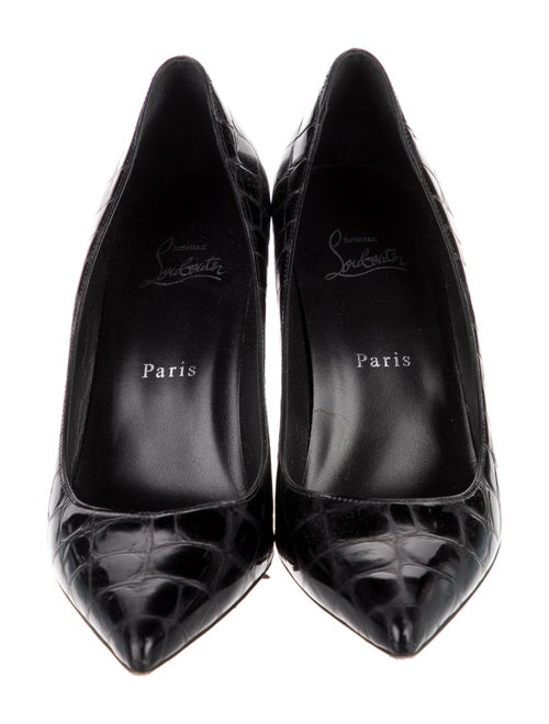 Christian Louboutin Embossed Leather Pumps