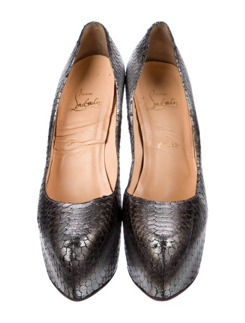 Christian Louboutin Snakeskin Animal Print Pumps