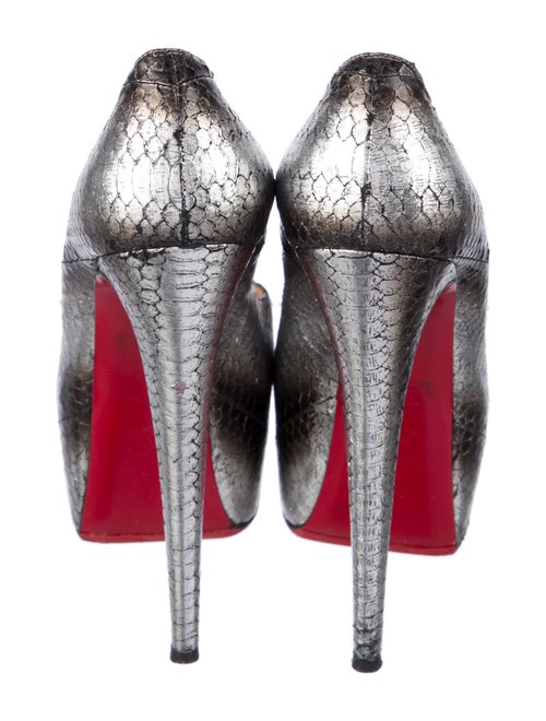 Christian Louboutin Snakeskin Animal Print Pumps