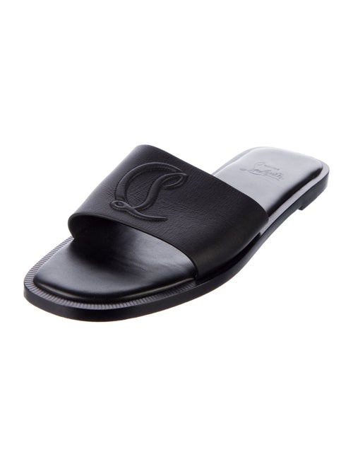 Christian Louboutin Leather Slides
