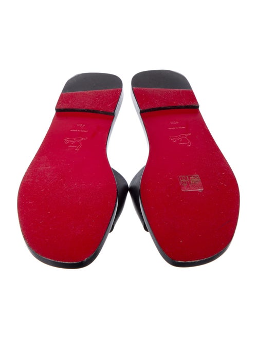 Christian Louboutin Leather Slides