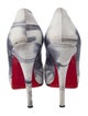 Christian Louboutin Suede Printed Pumps