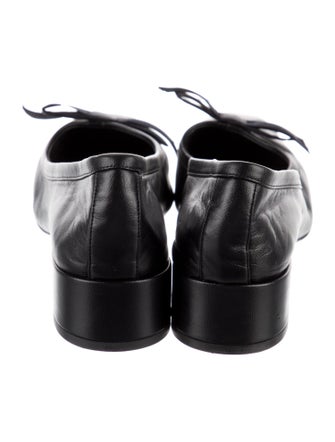 Christian Louboutin Leather Bow Accents Pumps