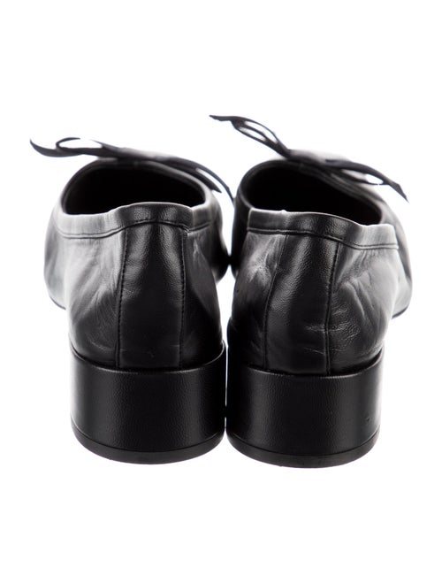 Christian Louboutin Leather Bow Accents Pumps