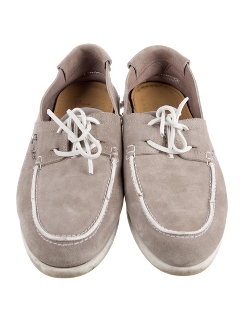 Christian Louboutin Spike Accents Suede Sneakers