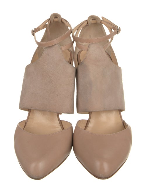 Christian Louboutin Trotter 100 Leather T-Strap Pumps