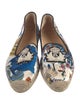 Christian Louboutin Satin Floral Print Espadrilles