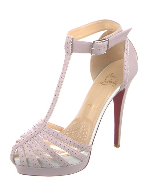 Christian Louboutin Leather T-Strap Pumps