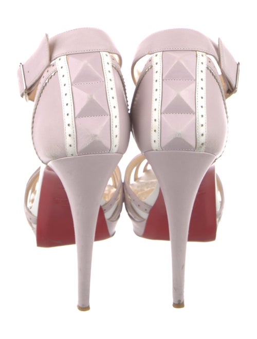 Christian Louboutin Leather T-Strap Pumps