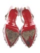 Christian Louboutin Leather T-Strap Pumps