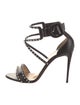 Christian Louboutin Spike Accents Leather Sandals