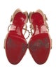 Christian Louboutin Leather Studded Accents Sandals
