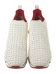 Christian Louboutin Spike Accents Leather Sock Sneakers