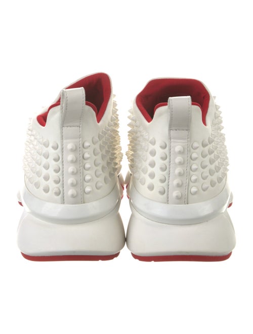 Christian Louboutin Spike Accents Leather Sock Sneakers
