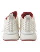 Christian Louboutin Spike Accents Leather Sock Sneakers