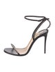 Christian Louboutin Spike Accents Leather Sandals