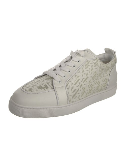 Christian Louboutin Spike Accents Leather Sneakers