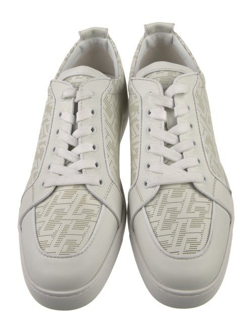 Christian Louboutin Spike Accents Leather Sneakers