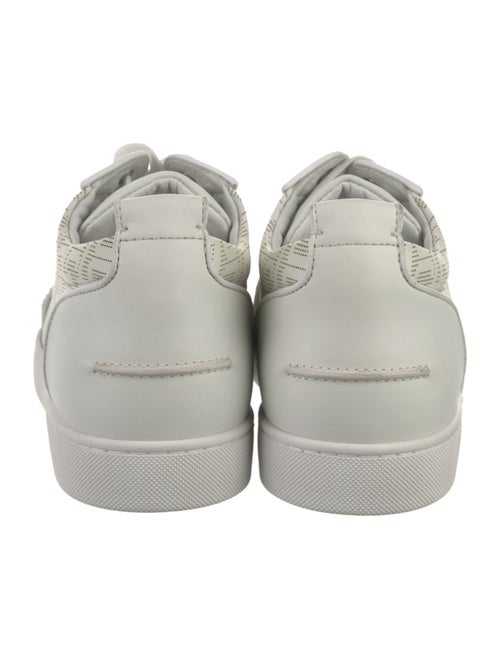 Christian Louboutin Spike Accents Leather Sneakers