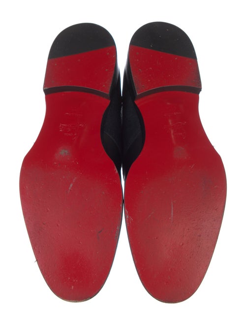 Christian Louboutin Leather Lace-Up Boots