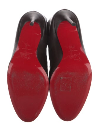 Christian Louboutin Leather Lace-Up Boots