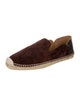 Christian Louboutin Suede Whipstitch Trim Espadrilles