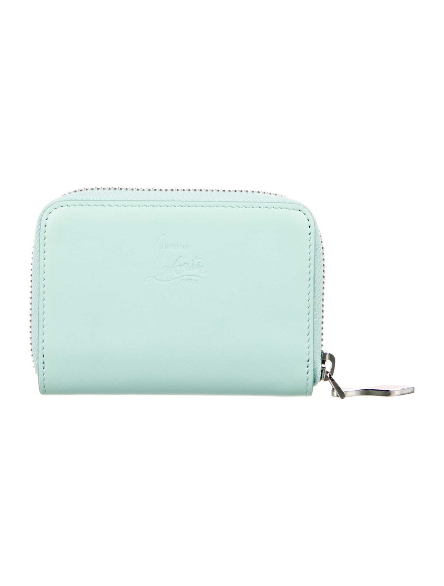 Christian Louboutin Spike Accents Leather Wallet