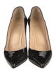 Christian Louboutin Patent Leather Scalloped Accent Pumps