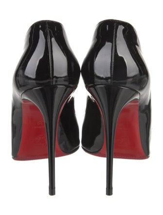 Christian Louboutin Patent Leather Scalloped Accent Pumps